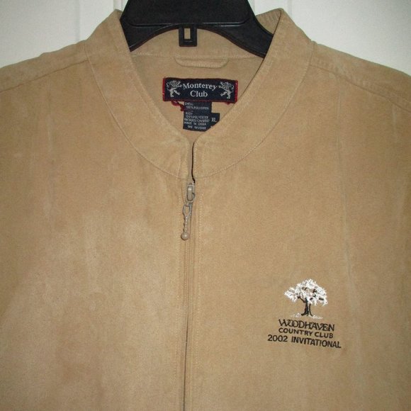 Monterey Club Mens Sleeveless "Woodhaven C.C." Full Zip Golf Vest NWOT - XL - Picture 3 of 3